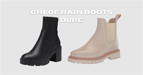 chloe rain boot dupes|chloe nama sneaker dupe.